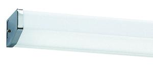 4', 2 Lamp F32T8, Chrome